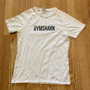 Men’s Gymshark white Tee Shirt (Medium)